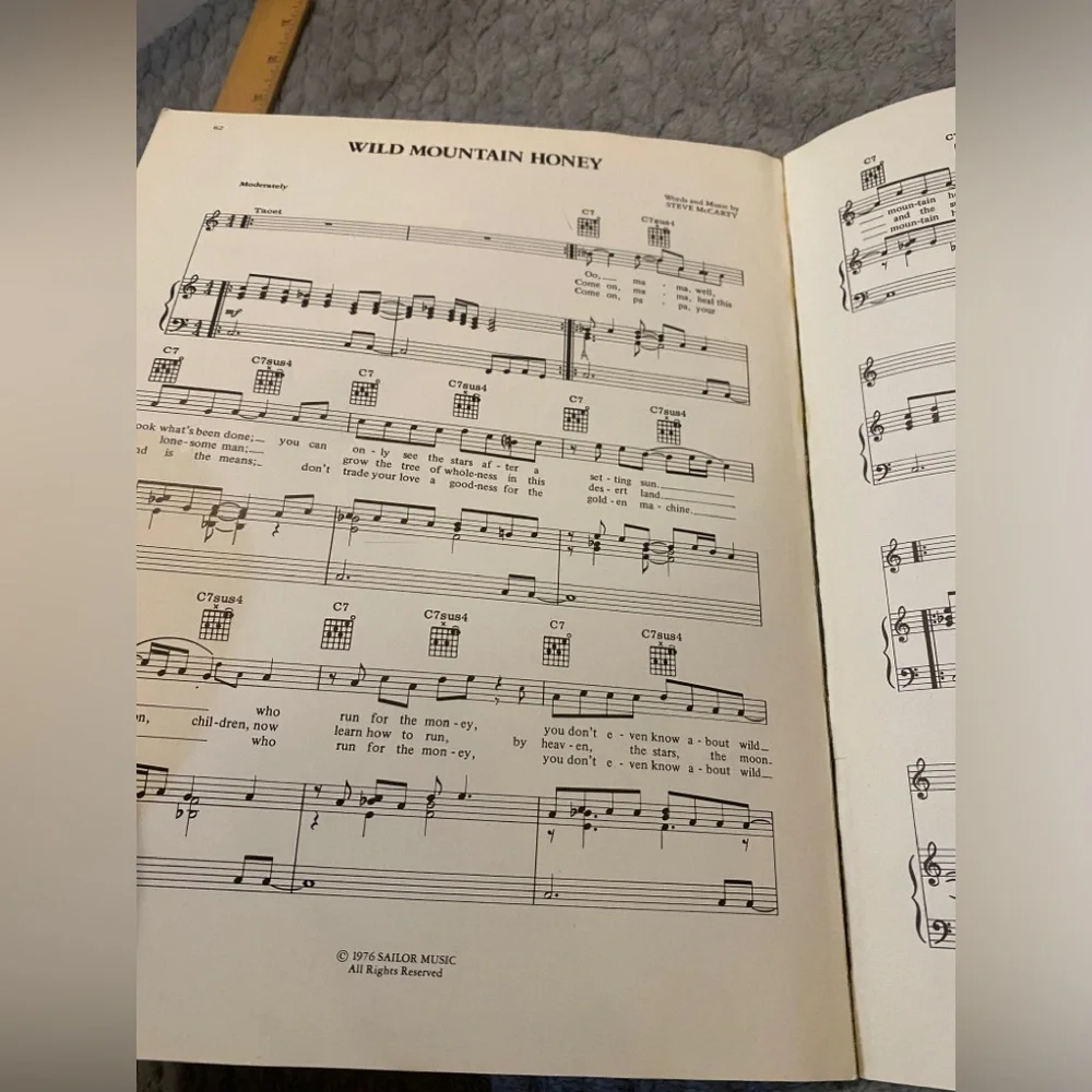 Steve Miller Band guitar tablature book. 1978 print